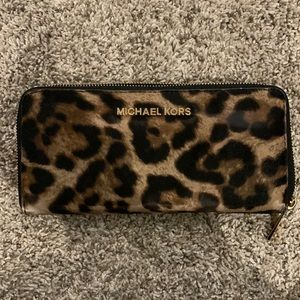 Michael Kors Leopard Wallet